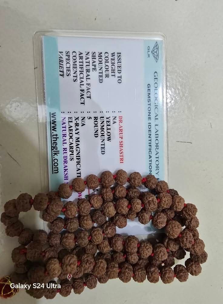 5mukhi rudrakhs Mala